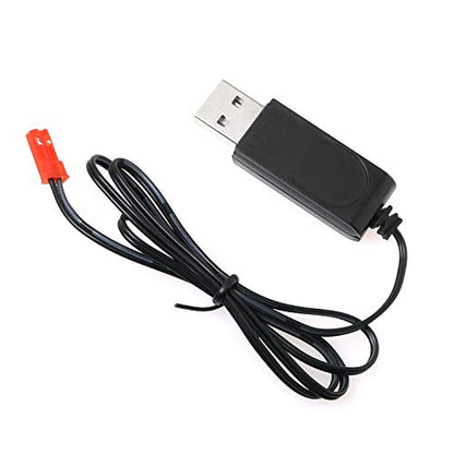 3.7V USB Charging Cable JST Plug Lithium Battery Charger for RC Aircraft Helicopter Toys Accessories