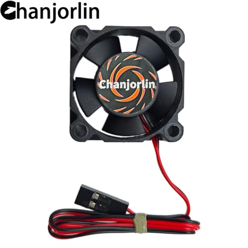 2Pack RC Car Motor Cooling Fan 25mm 30mm 40mm 50mm High Speed Heatsink 28000RPM ESC Fans for 1/8 1/7 1/10 1/12 Scale Truck Off Road Crawler Car Boat 540 550 Brushless Brushed Motors (30mm) - size: 30mm