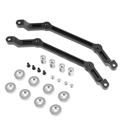 Magnetic Body Post Conversion & Lift Kit Set for 1/12 RC Crawler - Adjustable Height, Strong Magnets for MN128 MN86 G500 Upgrade (46g) (Black) - color: Black