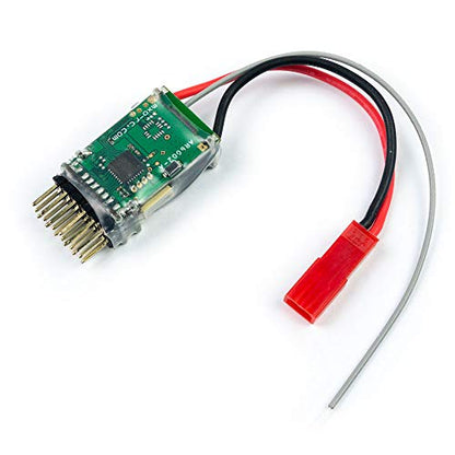 2.4G 6CH Micro Receiver RX44 Series Support FRSKY D-16 protocal Built-in 15A/2-3S Brushed ESC (RX445)