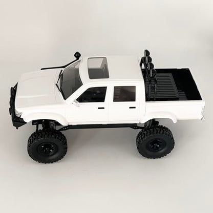 WPLDEWAN WPL C64-1 RC Crawler 1/16 Scale RC Truck 4x4 Off Road | Remote Control Rock Crawler All Terrain Pickup RTR 260 Motor Upgraded Chassis 2.4GHz Proportional Control Adult