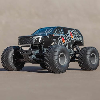 ARRMA Gorgon 2 Wheel Drive MT 1/10 Truck Ready-to-Assemble Kit with Battery & Charger Included, Gunmetal, ARA3230SKT1