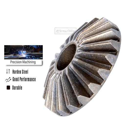 RC Steel Differential Gear Set Upgrades Part for 1/8 Kraton/Outcast/Notorious/Talion 6S BLX EXB,1/7 Mojave 6S BLX EXB,BigRock/Fireteam 6S BLX,Replace ARA310985,ARA310984