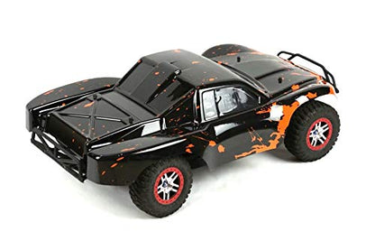 SummitLink Compatible Custom Body Muddy Orange Over Black Replacement for 1/10 Scale RC Car or Truck (Truck not Included) SS-BR-02