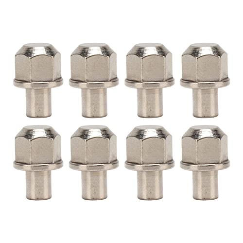 8Pcs RC Hex Wheel Hub Nut Universal 12mm Drive Adaptor Extension Column Stainless Steel for Axial SCX10 D90 Redcat GEN8 Silver 14mm