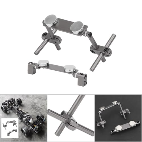 RC Car Body Post, Aluminum Magnetic Invisible Body Shell Mount Column Kit for HSP 1/10 SakuraS XI CS Tamiya416/417 T3/T4/94123 RC Racing Car (of) - color: Of