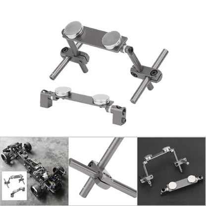 RC Car Body Post, Aluminum Magnetic Invisible Body Shell Mount Column Kit for HSP 1/10 SakuraS XI CS Tamiya416/417 T3/T4/94123 RC Racing Car (of) - color: Of