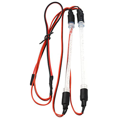 RC Car Chassis Body LED Light Tube Strip Light Bar Compatible with Traxxas TRX-4 Axial SCX10 II 90046 D90 D110 1/10 RC Crawler Car Truck (Colorful) - color: Colorful