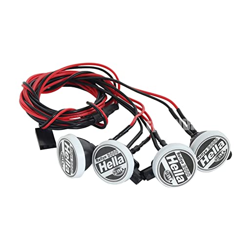 LED Lights B for SCX10 TRX4 RC Crawler Car Land Cruiser LC80 (Only LED Lights B, Not including other RC accessories) - color: Led Lights B