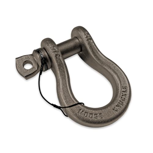 B'oh Spin Pin 3/4” Recovery Shackle | 10,000 lbs Capacity - High-Strength Carbon Steel with 7/8" Pin Recovery Gear Towing Accessories - Pin Style : Screw, Raw Dog - color: Raw Dog