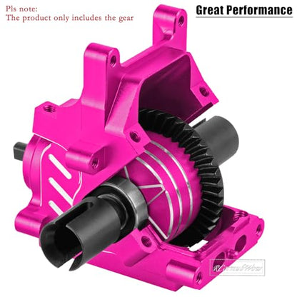 RC F/R Diff 43t &10t Input Gear Upgrades Part for 1/8 Kraton/Outcast/Talion 6S BLX EXB,Notorious 6S BLX,1/7 Mojave 6S BLX EXB,BigRock/Fireteam 6S BLX,Replace ARA310990 ARA310979,Pink - color: Pink(1set)