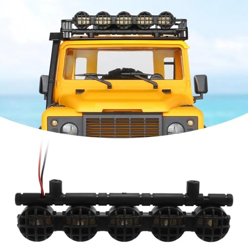 RC Front Rear Lamp Group Compatible with MN D90 D99S MN98 MN99S for MN-90 1/12 RC Car Upgrade Parts RC Car Roof Lamp Light Bar RC Car Light Lighting System