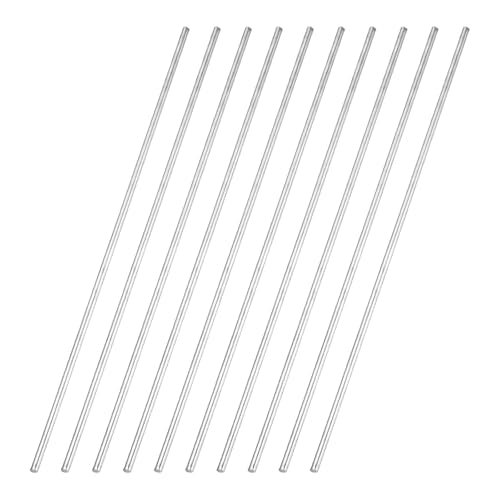 MECCANIXITY 10 Pack Dowel Pin Wheel, 3x100mm Steel Hex Wheel Hub Nut Pin Replacement for DIY RC Car Truck Boat Helicopter Model Part, Silver - size: 3x100mm