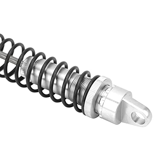 2Pcs 188mm RC Aluminum Shock Absorber Damper for 1/5 Scale OffRoad Cars, Suitable for HSP 94050 RC Gasoline Vehicles (Silver) - color: Silver