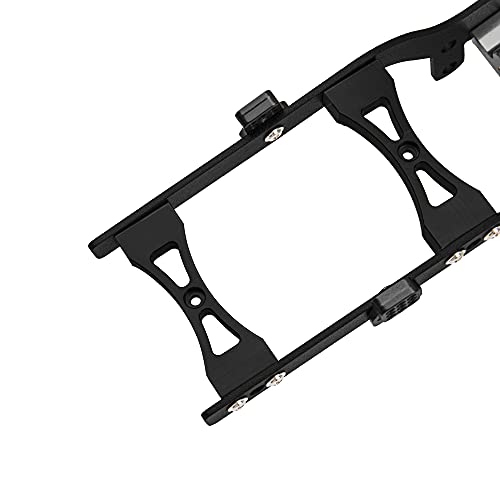 ShareGoo Metal Body Chassis Frame Car Shell Suspension Bracket with 370 Motor kit for MN Model D90 D91 MN45 MN99 MN99S 1/12 RC Car (Black) - color: Black