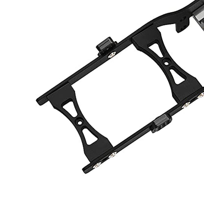 ShareGoo Metal Body Chassis Frame Car Shell Suspension Bracket with 370 Motor kit for MN Model D90 D91 MN45 MN99 MN99S 1/12 RC Car (Black) - color: Black