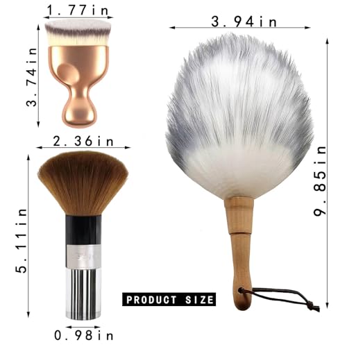Car Interior Dusting Brush Auto Dust Sweeping Soft Brush Automotive Mini Duster Interior Cleaning Brush for Car Air Vent,Dash,Seat Microfiber Sweep Detailing Brushes Dust Removal Tools 3PCS - color: Style 4 (small + medium + wool duster)