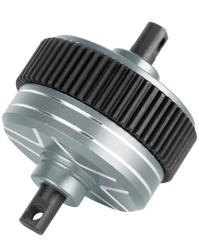 RC Differential Upgrades Part for 1/10 Drag Slash Chevrolet C10 & F0rd Mustang(Only for 272R Transimission),Alloy Aluminium w/Steel Gear Diff Hops Up,Replace #9480,Titanium - color: Titanium(for 2wd)