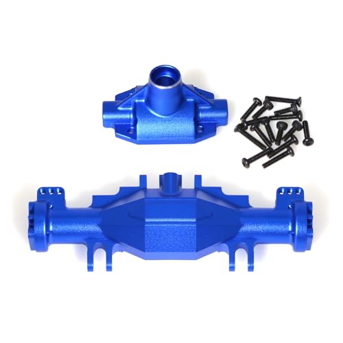 Aluminum Quick Release Bridge Shell Cover RC Upgraded Parts for LOSI 1/18 Mini LMT 4X4 Brushed Monster Truck RTR-LOS01026 RC Car, Blue - color: Blue Bridge Shell
