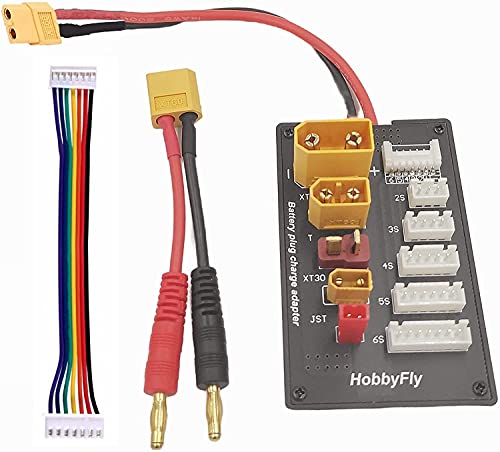 XT30 XT60 XT90 JST T Connector Lipo Battery Charger Board 2-6S Parallel Balance Charging Board for Imax B6 B6AC IDST Q6 Lite Balance Charger