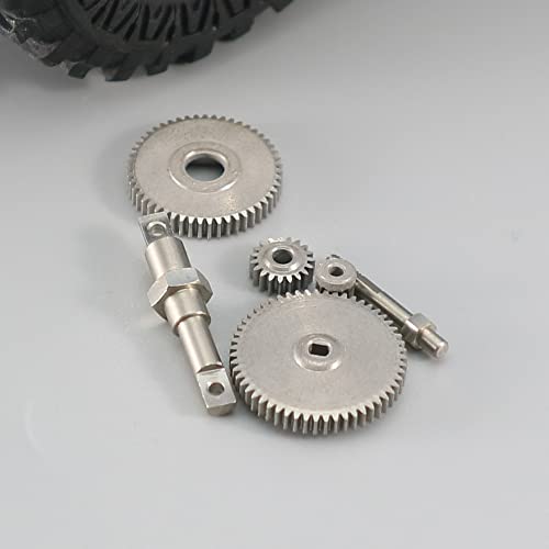 RCAWD SCX24 Transmission Gears Gearbox Axle Kit for Axial 1/24 SCX24 Series Upgrades Part