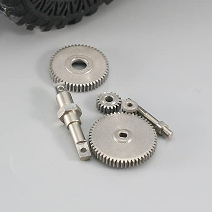 RCAWD SCX24 Transmission Gears Gearbox Axle Kit for Axial 1/24 SCX24 Series Upgrades Part