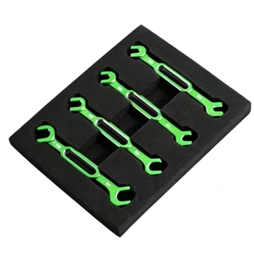 for Rc Car 4Pcs Wrench 3/3.2/3.5/3.7/4/5/5.5/6Mm Turnbuckle Nut Ball End Joint Remover Universal Tool Upgrade Parts RC Car Repair Kit - color: Blue