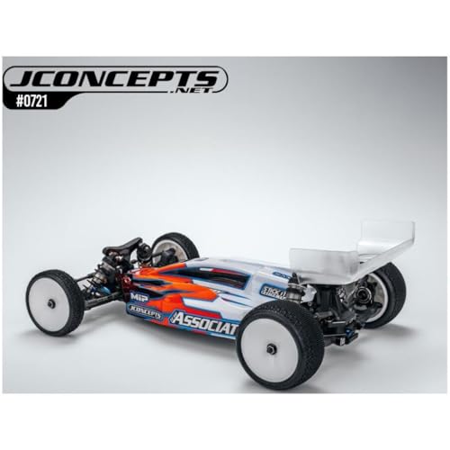 J Concepts 0721 Dragonator RC10B7.1 | RC10B7.1D Clear Body Shell w/Wing 1/10 Scale Off-Road Buggy Racing Upgrade