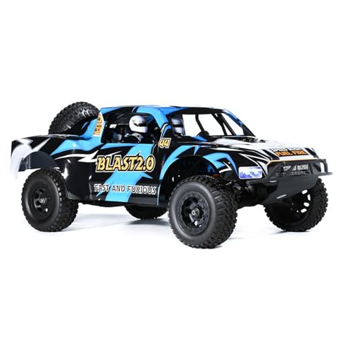 TOUCAN RC HOBBY 1/8 19.7Inches RH820 Remote Control Off Road Car 60-70KM/H High Speed RC Model Vehicle Flysky Radio RTR No Light System for Age 14+ - color: Blue