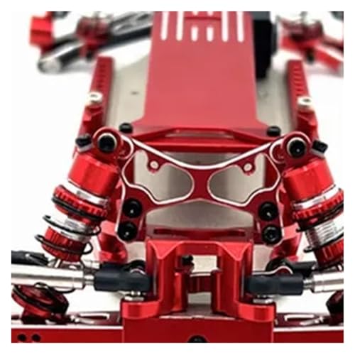 for WLtoys 244016 for LOSI Micro-B 1/24 Hydraulic Front Shock Absorber Metal Upgrade Remote Control Car Parts Rc Parts - color: Red