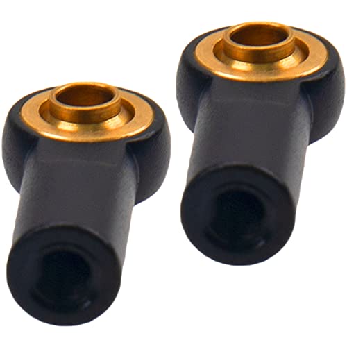 12Pack Vgoohobby Aluminum M3 Tie Rod End Link Rod Ball Head Joint CW Holder 20mm Compatible with Tamiya Axial Redcat HPI Traxxas HSP 1/10 RC Truck Crawler Car (Black) - color: Black
