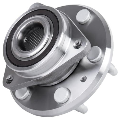513277 Front/Rear Wheel Bearing Hub Assembly Compatible with 08-17 Enclave | 6 Lugs Front & Rear Wheel Hub Bearing Assembly with ABS Compatible with 2008-2017 Buick Enclave, 2007-2010 Saturn Outlook - size: 513277/2PCS