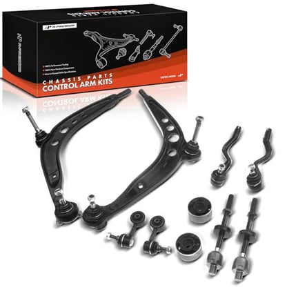 A-Premium 10Pcs Front Suspension Kit, Lower Control Arm & Bushing | Sway Bar Link, Inner Outer Tie Rod End, Fit for BMW - 1992-2002 - 318i 318is 318ti 323i 323is 320i 325i 325is 328i 328is Z3
