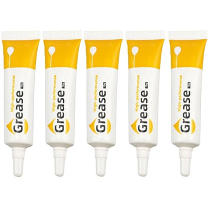 5-Pack 3D Printer Parts Lubricant Optical Axis Grease Gear Grease | Guide Grease, For Bambu Lab X1 X1C P1P P1S A1 Mini, Kobra 2 Series, Neptune 4, Ender 3 V3 KE/Ender 3 V3/CR10-SE