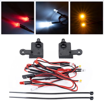 Resin RC Front & Rear LED Light Kits Headlight Taillight | Upgrade Parts, For 1/18 Tra-xxas TRX4M F150, RC Crawler Car