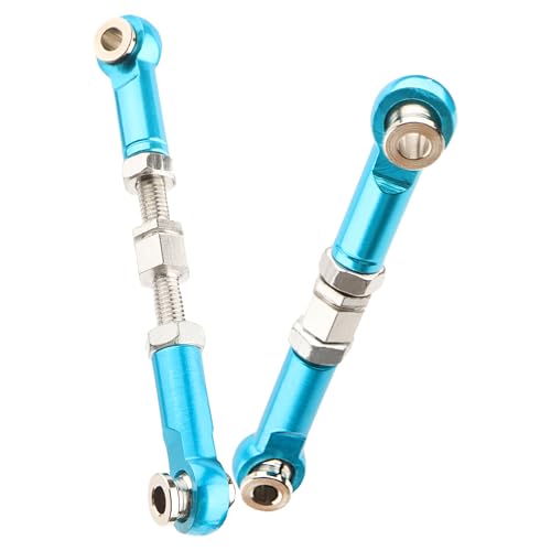 RC Upgraded Aluminum Adjustable Pull Rod Linkages Arm Tie Rod 16431 Spare Parts for H16GT H16DR H16BM H16R H16P H16E 16208 16209 16210 HB17 HB27 HP161S H17 H16P M161 M164 H16PL JC16EP Cars - color: Upgraded