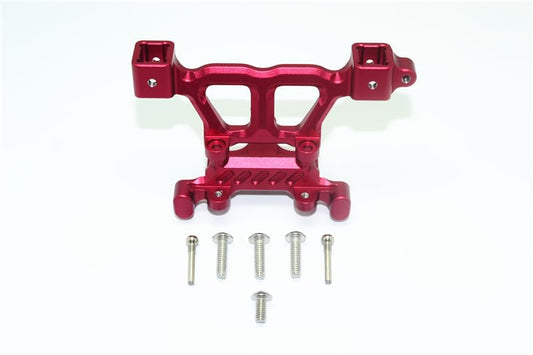 GPM For Traxxas Revo, Revo 3.3 Upgrade Parts Aluminum Rear Body Posts Mount with Screws - 1Pc Set Red