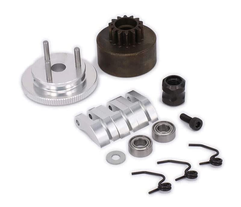 Integy 1/8 Nitro Flywheel, Clutch & 14T Clutch Bell Set for 21-28 Size Engine