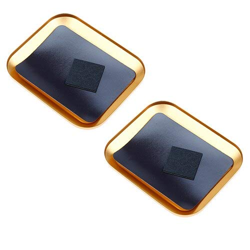Replacement Part For 1PC 2PCS Screws Bolts Tray With Magnetic Pad For Cell Phone Repair RC Hobby Model Car Repair Tools Aluminium Screw Magnetic Tray - (Color: 2PCS Yellow) - color: 2PCS Yellow