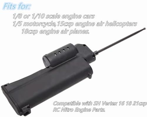 RC Handheld Power Starter,70111 Electric E-Start Drill Backplates Cover Drill Start Wand for SH Vertex 16 18 21cxp RC Nitro Engine Parts (Note:Without Batteries and Chargers).