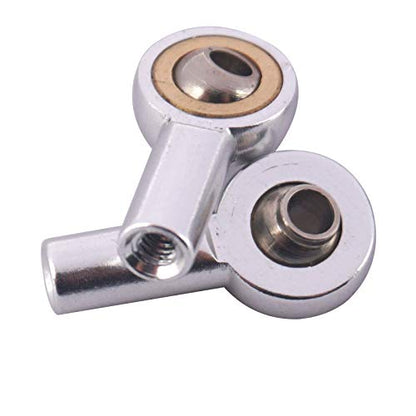 10Pcs ShareGoo Aluminum M2 Tie Rod End Ball Joint Link Ball Head Holder 2mm Steering Linkage Compatible with HSP Tamiya Mini 4WD RC Car Truck Crawler Boat Airplane