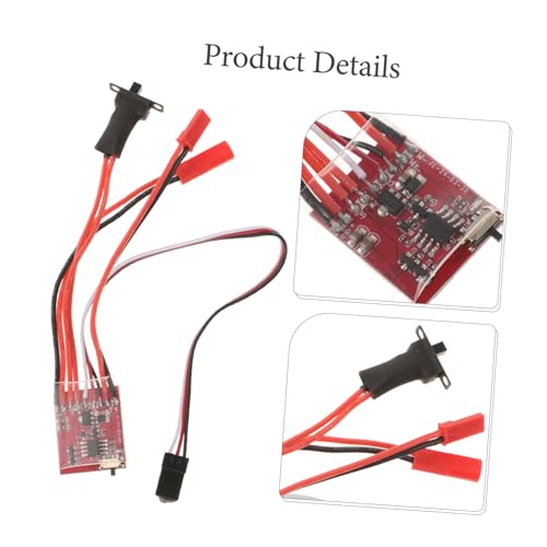 OUNONA 30a Rc Car Esc Brushed Motor Esc Reverse Brush Brake Dual Way Speed Controller for Rc Vehicles
