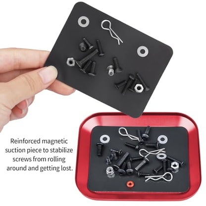 532pcs RC Screw Kit Universal Metal Hardware Fasteners Assortment Set with Screw Tray for 1/8 1/10 1/12 1/16 Scale Traxxas Axial Arrma Redcat Losi HPI RC Cars Trucks Crawlers
