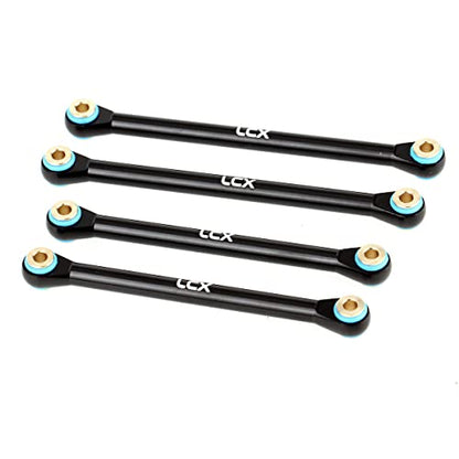 LCX Racing 1/18th RC Crawler Car Aluminum Steering Link Set Upper Link Set for Axial Capra UTB18 Unlimited Trail Buggy, Upgrades Parts Accessories (Upper Link Set)