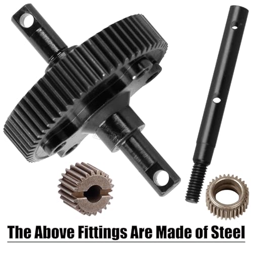 RC 48P&83T Upgrades Parts Spur Gear&Slipper Clutch&Transmission Gear&Slipper Rebuild Kit for 1/10 Slash/Rustler/Stampede/Bandit 2WD(VXL),Pressure Plate Hops up,Green - color: Green(48P&83T)