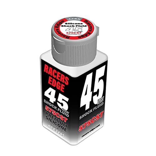 Racers Edge 3245 45 Weight Pure Silicone Shock Oil, 575cSt, 70ml 2.36oz