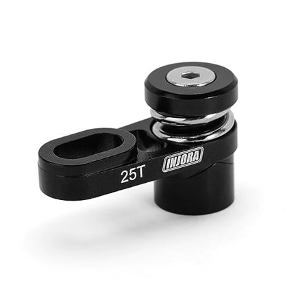 INJORA 25T Aluminum Transmission Shift Unloading Servo Horn for Axial SCX10 PRO 1/10 RC Crawler Upgrade,2Pcs