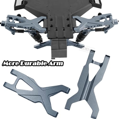 Upgrades Part for 1/10 Slash 2WD VXL,Aluminium Suspension Arm,Shocks Tower,Steering Blocks,Caster Block,Rear Stub Axle Carriers,Steering Bellcranks Hops Up,Titanium - color: Titanium - (Upgrades)