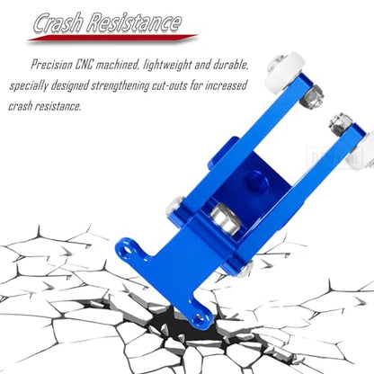 Aluminum Wheelie Bar Upgrades Part for 1/10 Slash 4X4,RCMYou Alloy Wheelie Bar Hops Up Upgrades Part,Navy Blue - color: Navy Blue - Upgrades Part