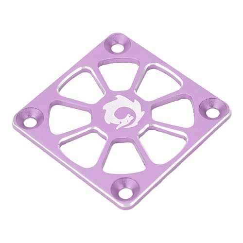 Tyenaza RC Cooling Fan Cover, 1.57in Wide Aluminium Alloy Easy Installation RC ESC Cooling Fan Cover for Repair Replacement(40 x 40mm)